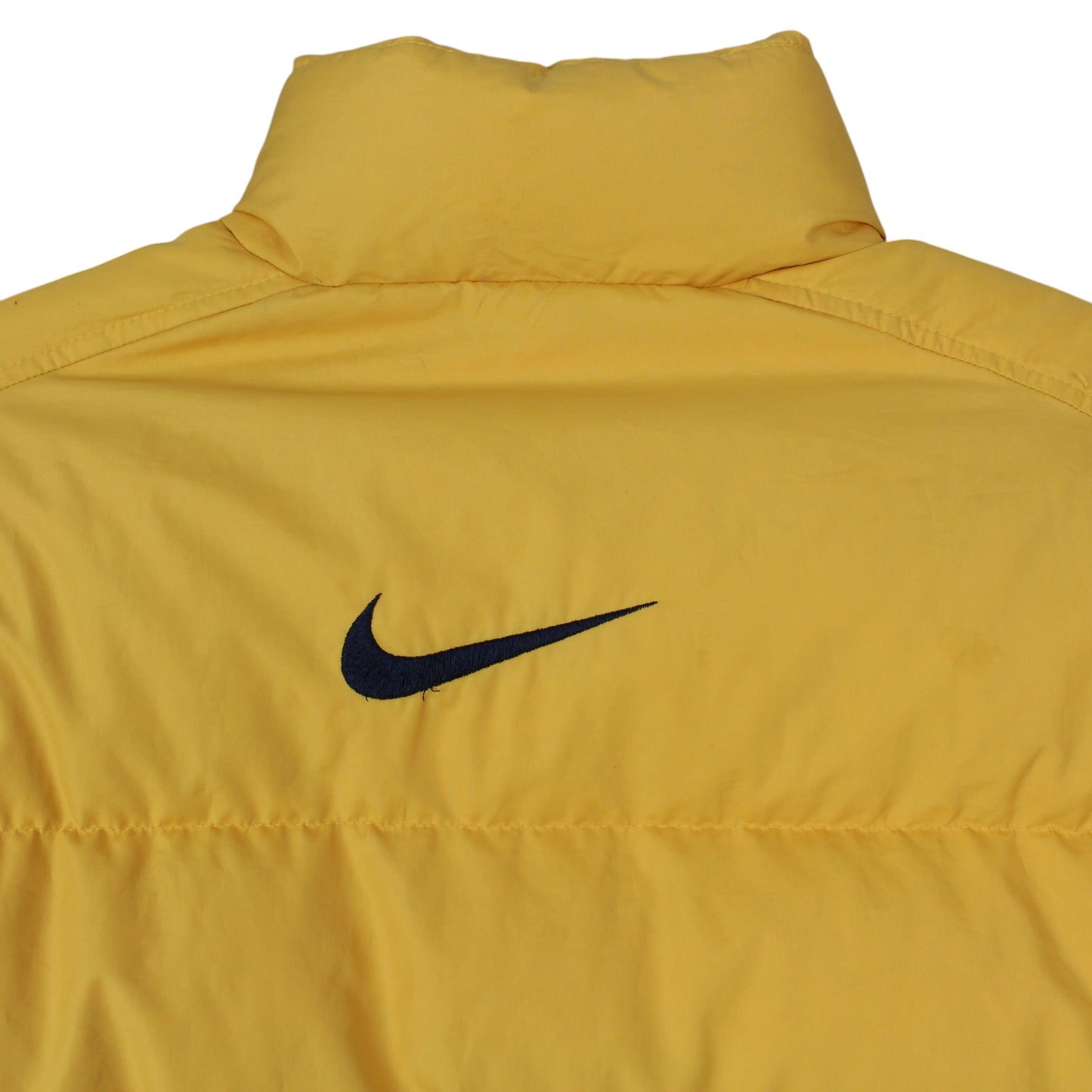 90s Nike Yellow Puffer Jacket (XS)