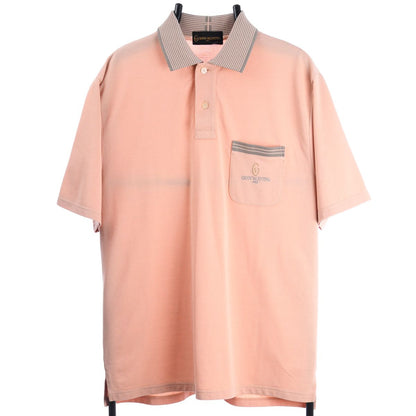 90s Gianni Valetino Peach Polo top (M)