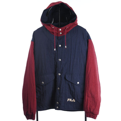 90s fila Navy Thin Padded Jacket (L)