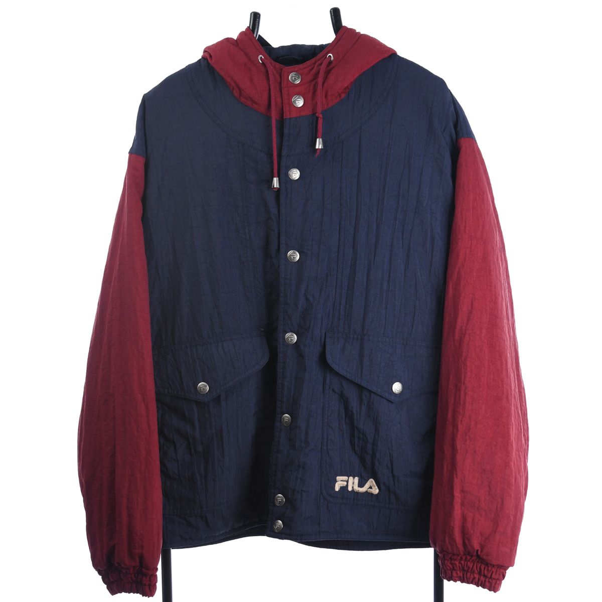 90s fila Navy Thin Padded Jacket (L)