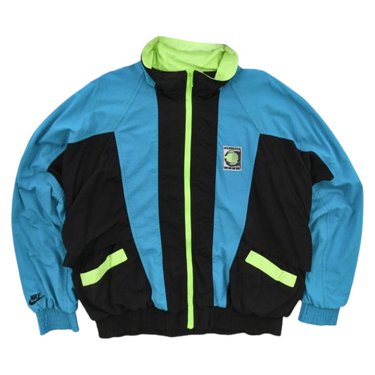 90s Nike Challenge Court Black Light Jacket (XXL)