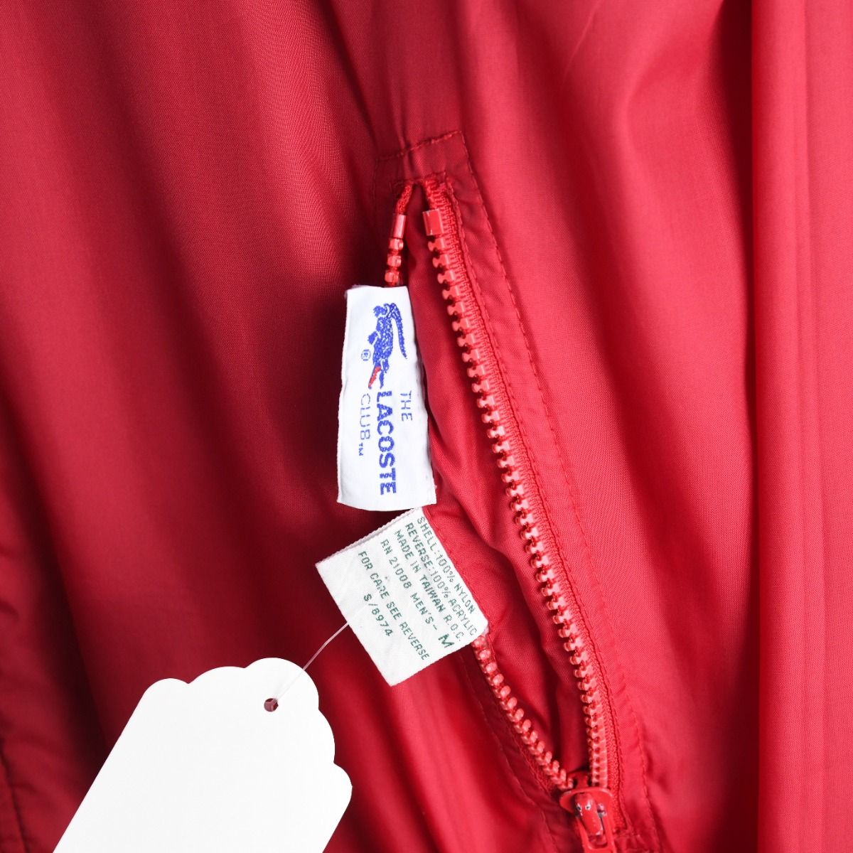 80s Lacoste Red Light Jacket (M)