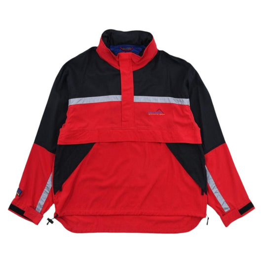 90s Tommy Hilfiger Athletic Red/Black Light Pullover Jacket (XL)