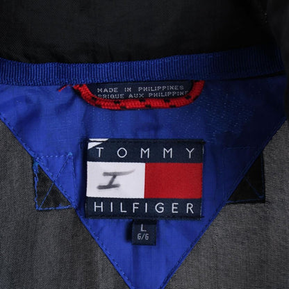 90s Tommy Hilfiger Athletic Red/Black Light Pullover Jacket (XL)