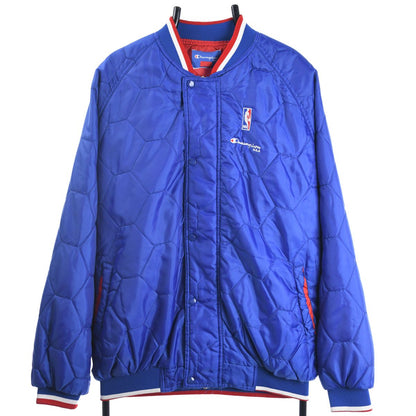 90s Champion Blue Bomber Jacket (XXL)