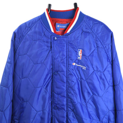 90s Champion Blue Bomber Jacket (XXL)