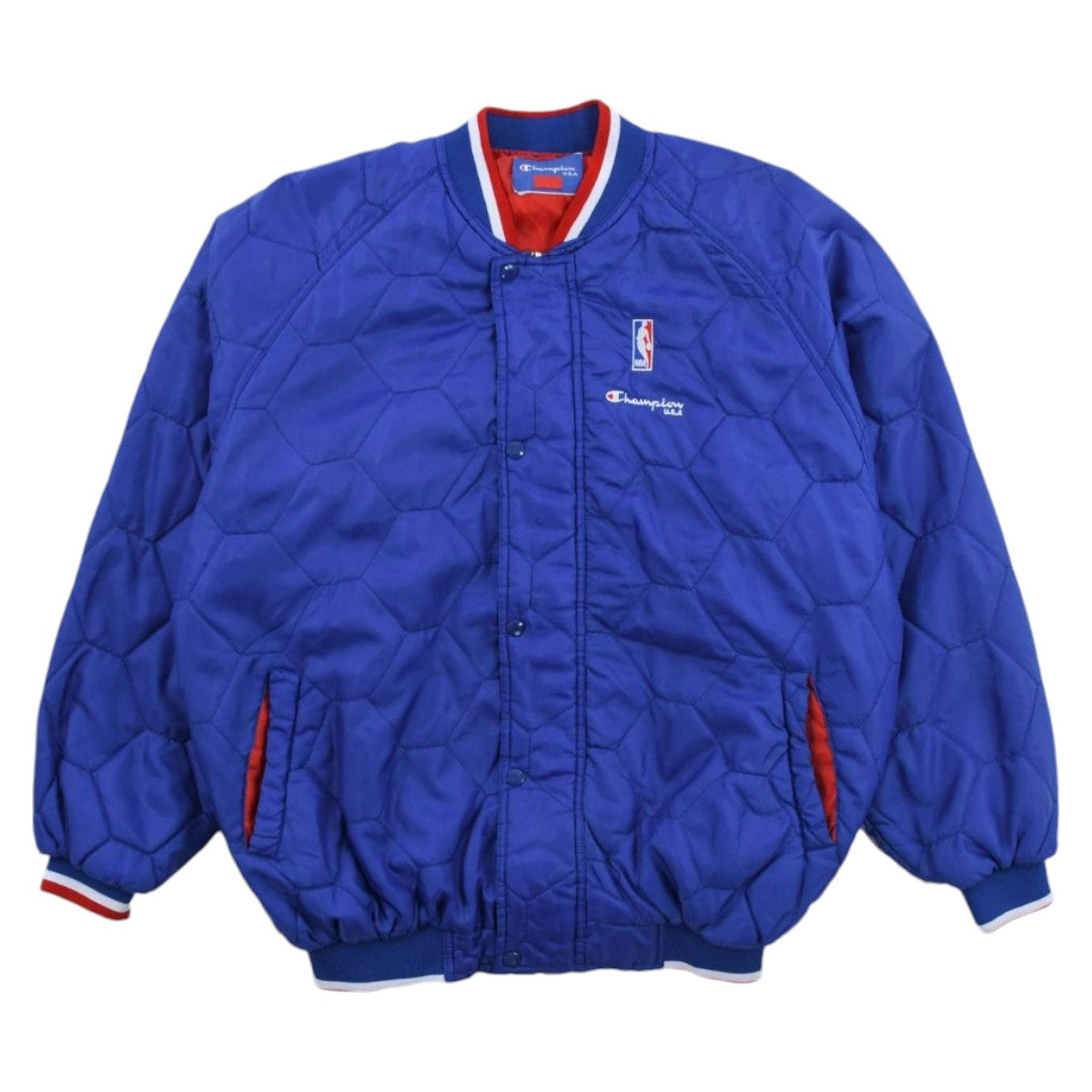 90s Champion Blue Bomber Jacket (XXL)