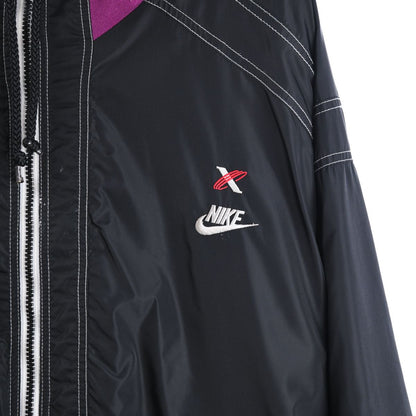 90s Nike X Training Cotton Lined Black Light Jacket (L)