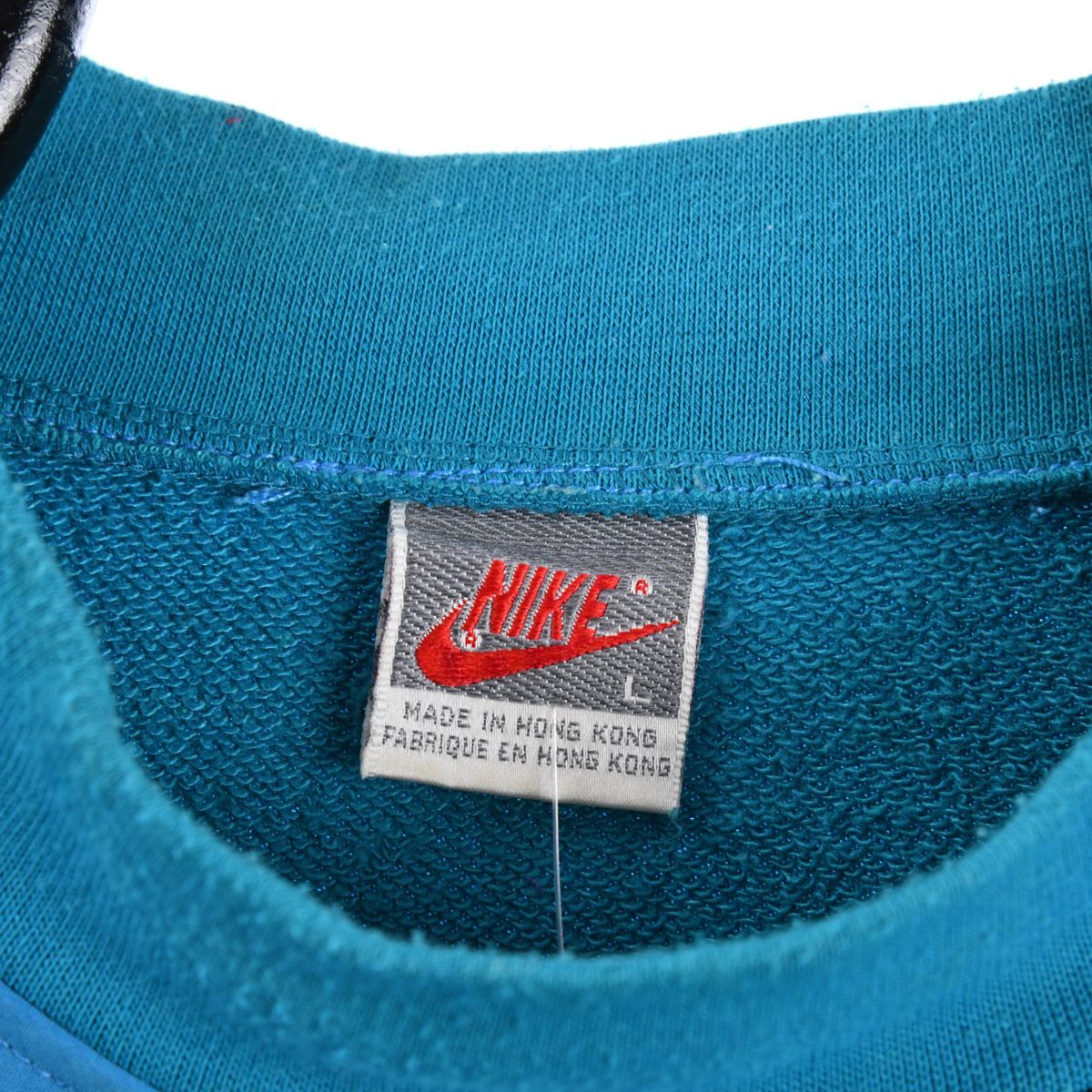 90s Nike Teal Embroidered Sweatshirt (M)