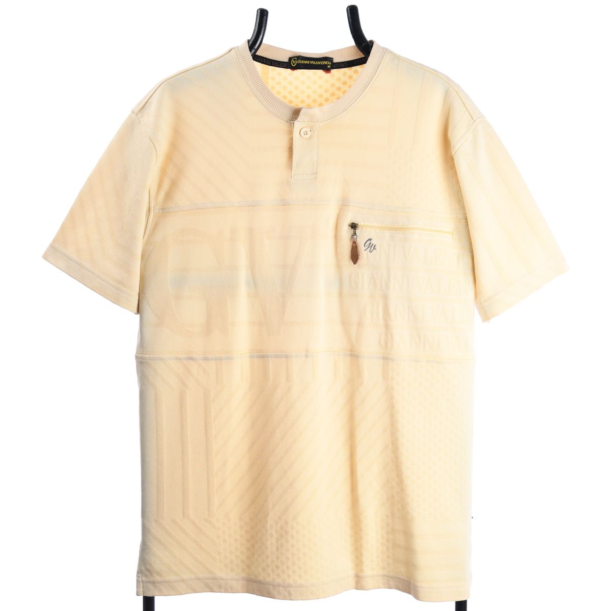 90s Gianni Valentino Yellow T-Shirt (M)