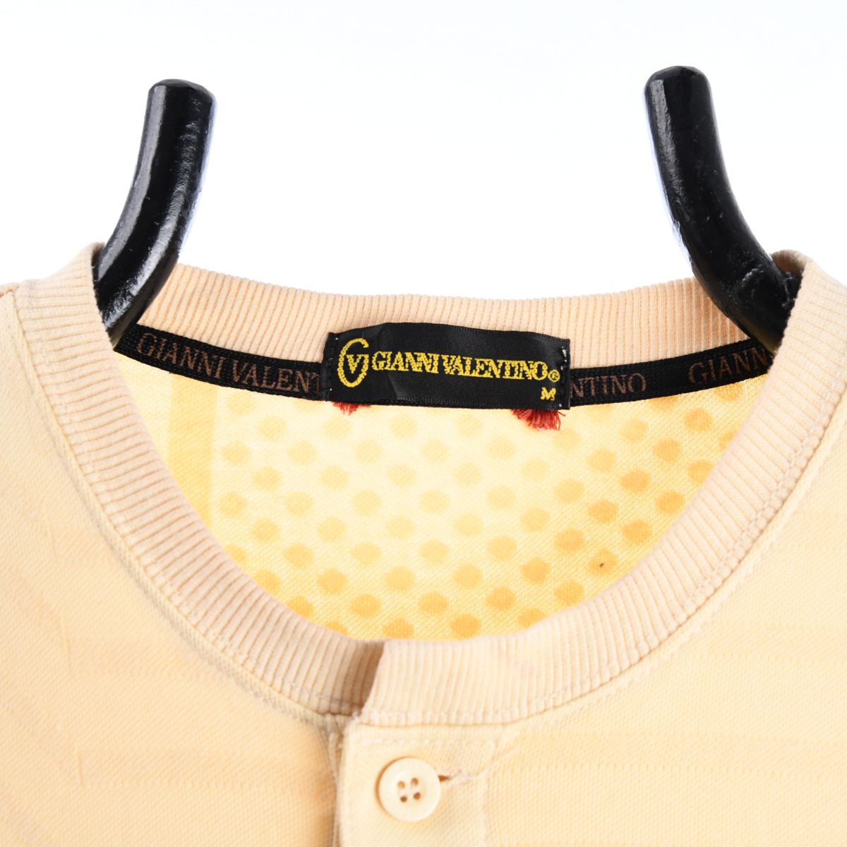 90s Gianni Valentino Yellow T-Shirt (M)