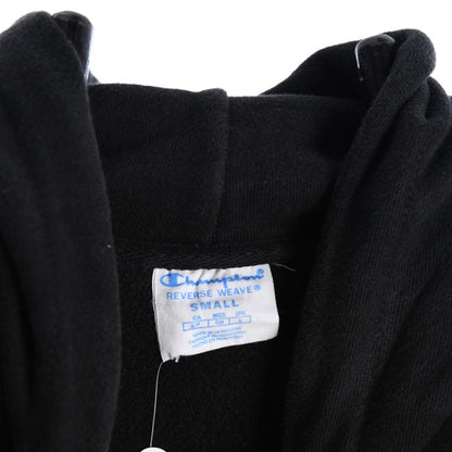 00s Champion Black Reverse Weave Heavy Hoodie (S)