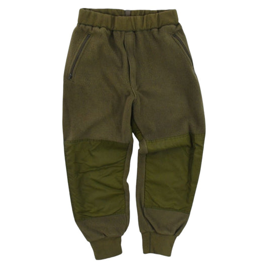 Vintage Miltary Green Fleece Bottoms (S)