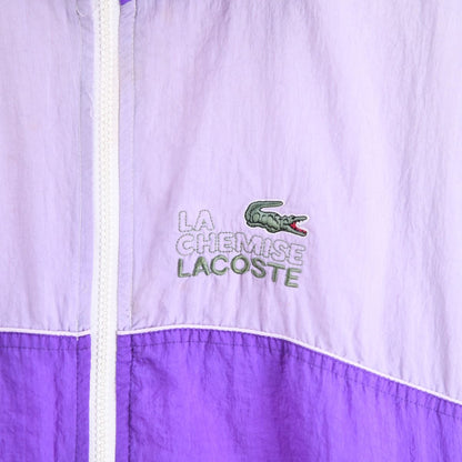 90s Lacoste Purple Shell Track Jacket (L)