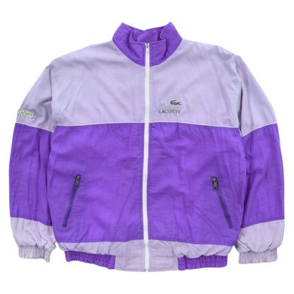 90s Lacoste Purple Shell Track Jacket (L)