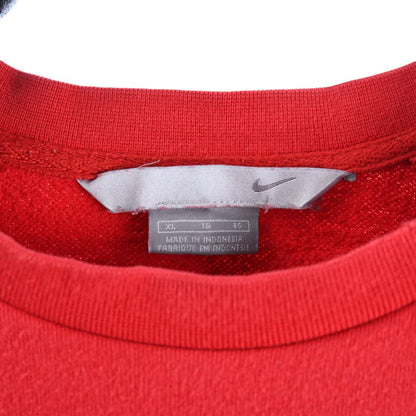 00s Nike Red Embroidered Sweatshirt (XL)