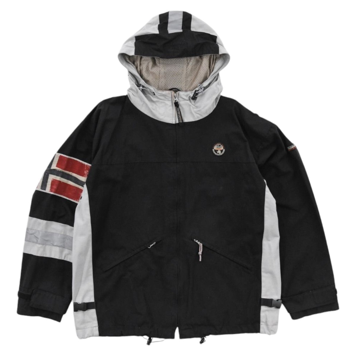 00s Napapijri Innovator Plus black Light Jacket (L)