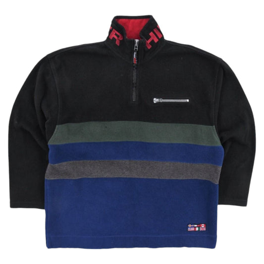 90s Tommy Hilfiger 1/4 Zip Fleece (XL)