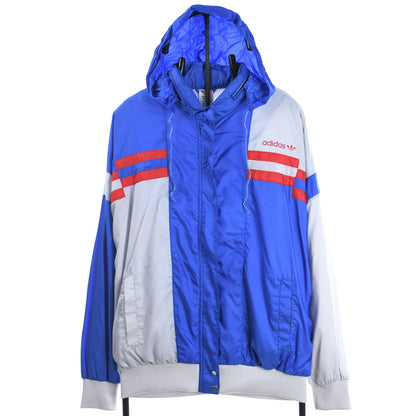 90s Adidas Blue Shell Light Jacket (L)