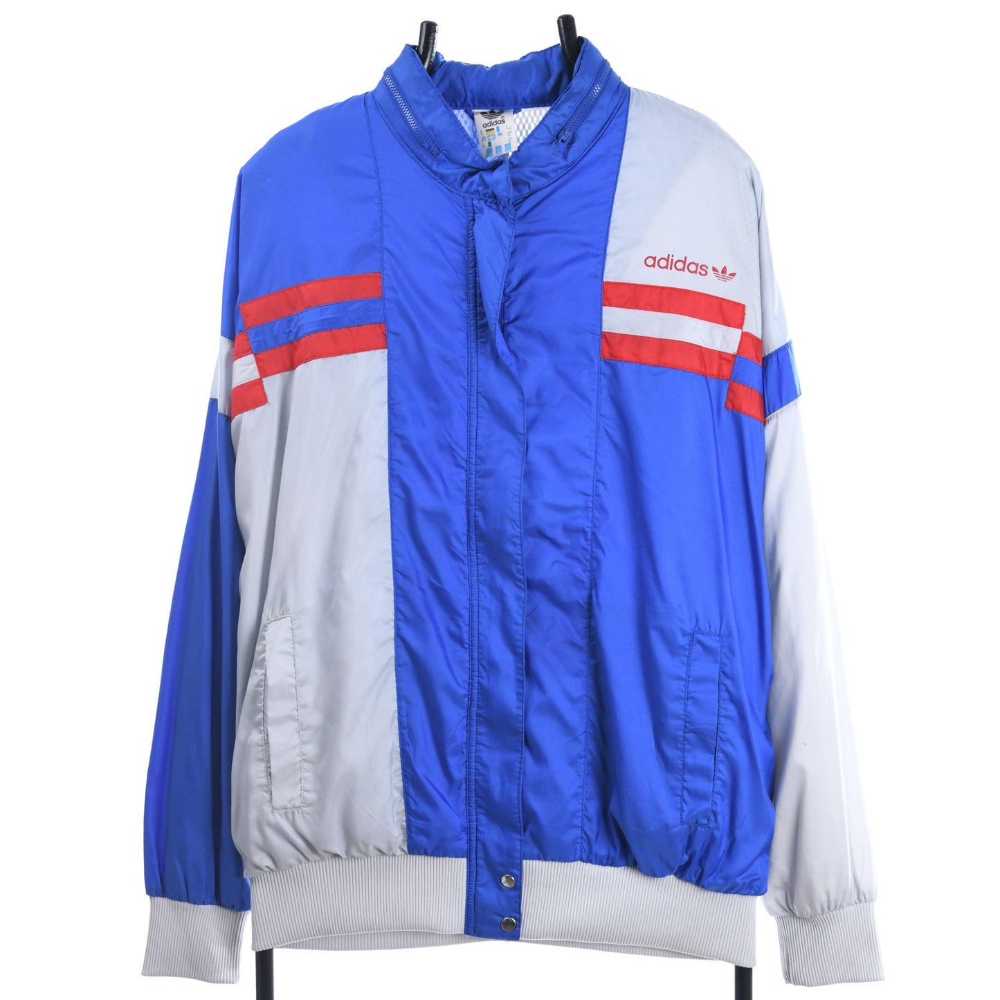 90s Adidas Blue Shell Light Jacket (L)