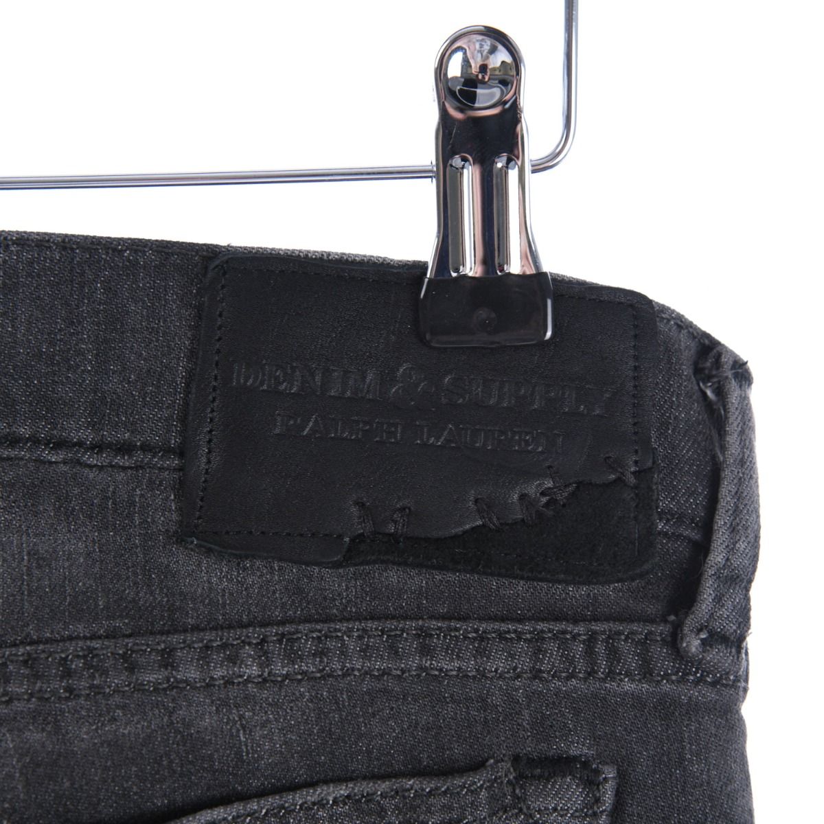 Ralph Lauren Black Denim Skinny Jeans (W30" X L32")