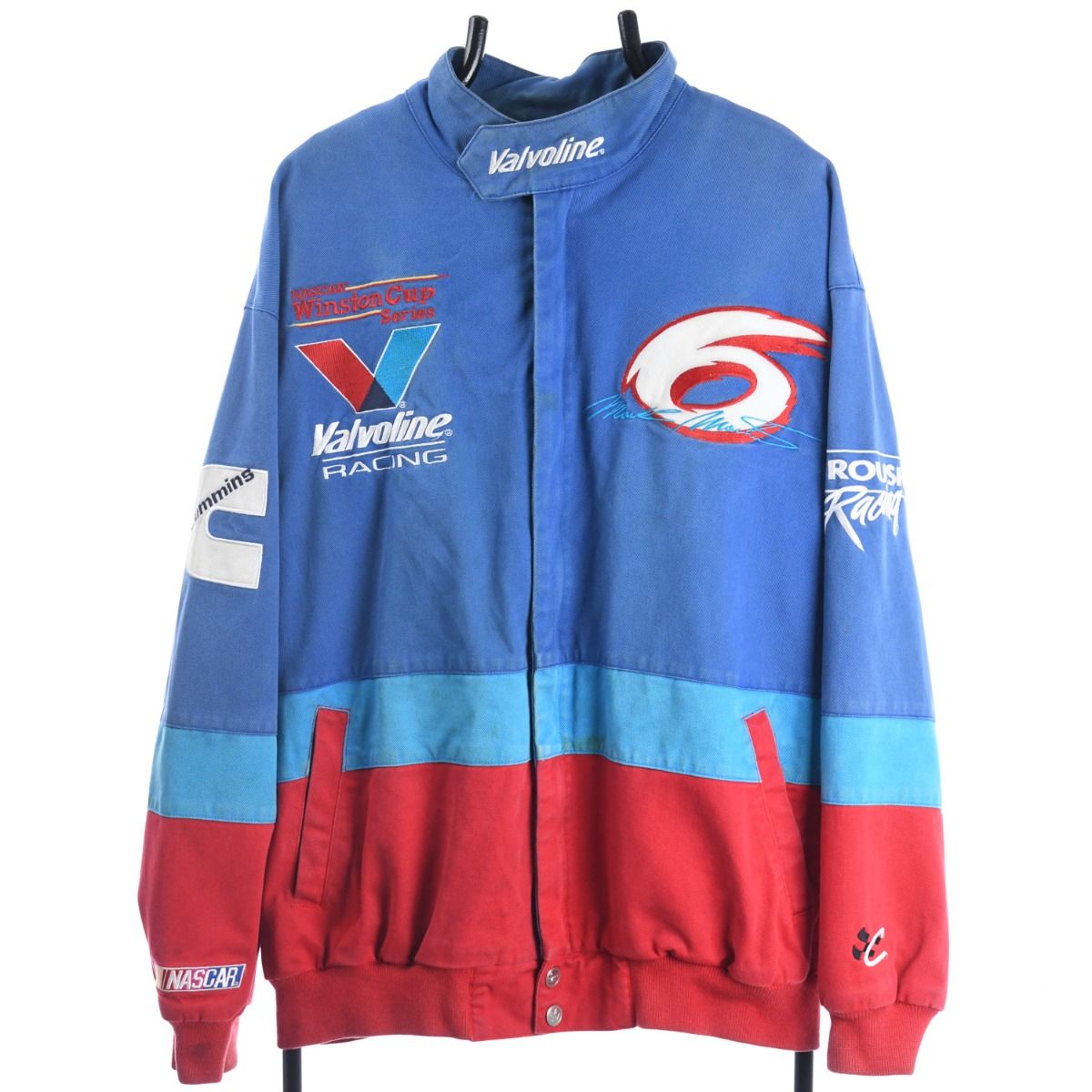 90s Chase Authentic NASCAR Blue Racing Jacket (XL)