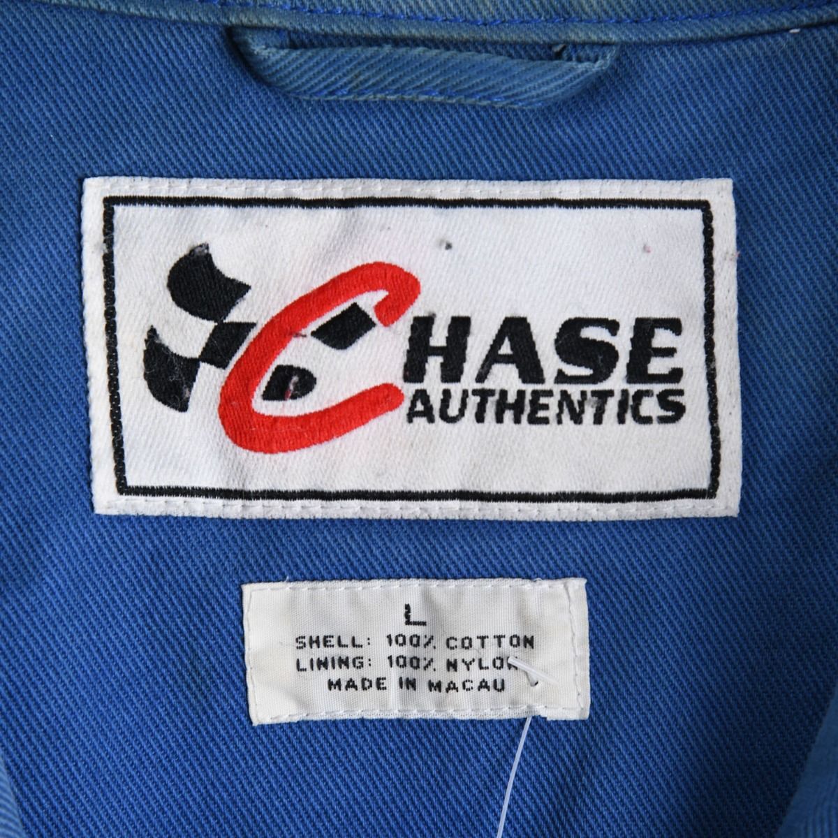 90s Chase Authentic NASCAR Blue Racing Jacket (XL)