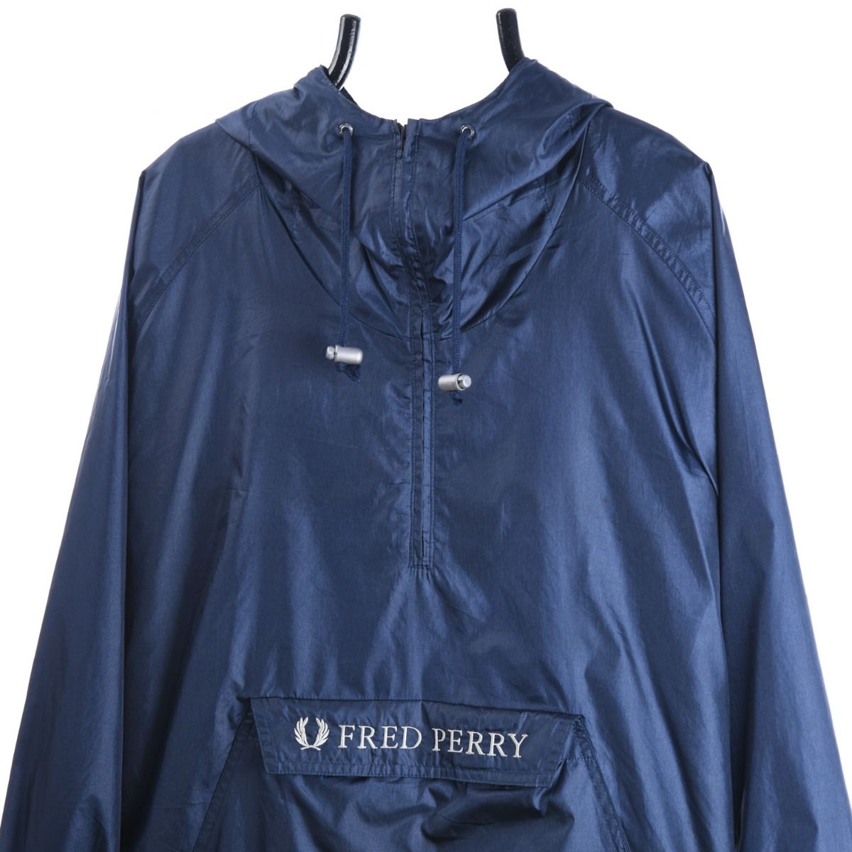 90s Fred Perry Navy Embroidered Light Jacket (XL)