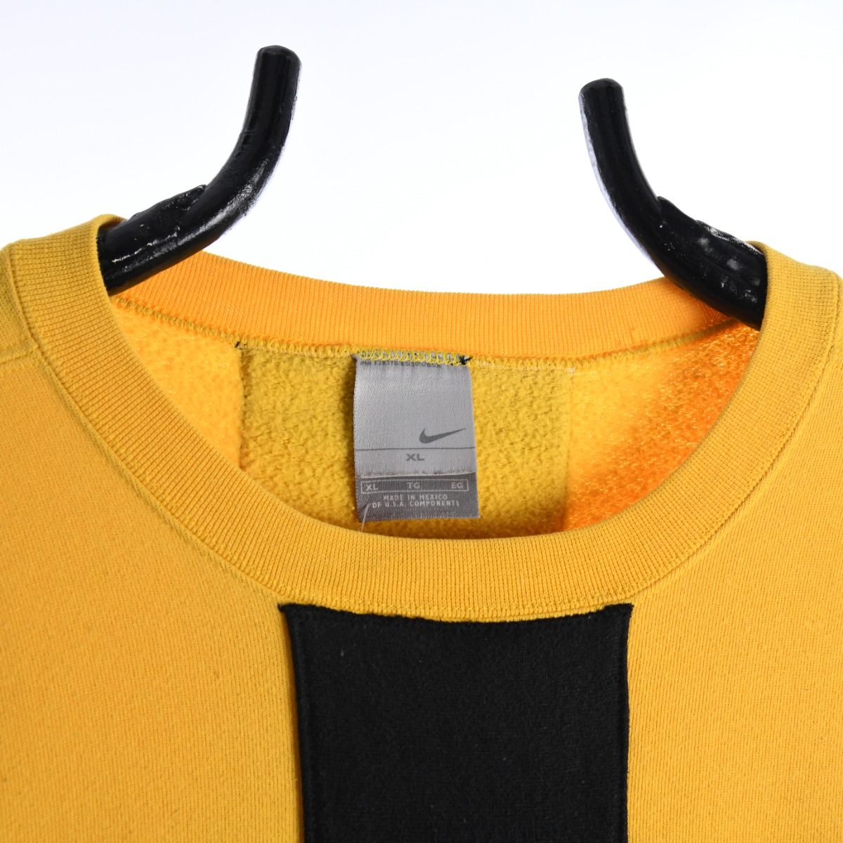 Nike Yellow Reworked Embroidered Sweatshirt (XL)