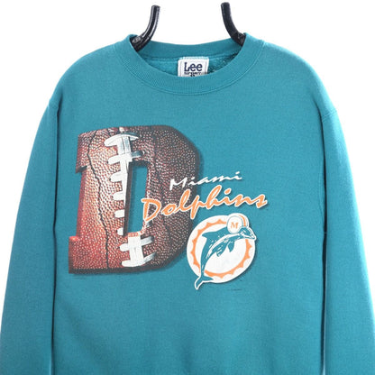 90s Lee Miami Dolphins Green Sweatshirt (XXS)