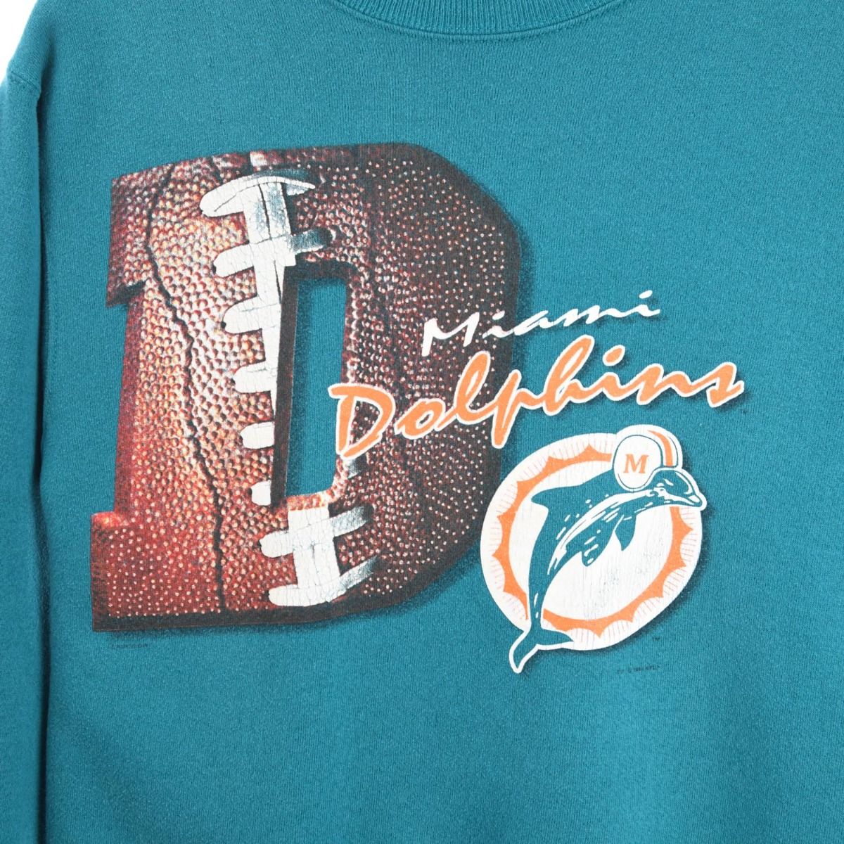 90s Lee Miami Dolphins Green Sweatshirt (XXS)