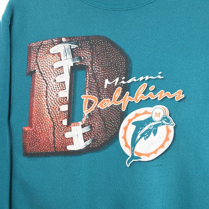 90s Lee Miami Dolphins Green Sweatshirt (XXS)