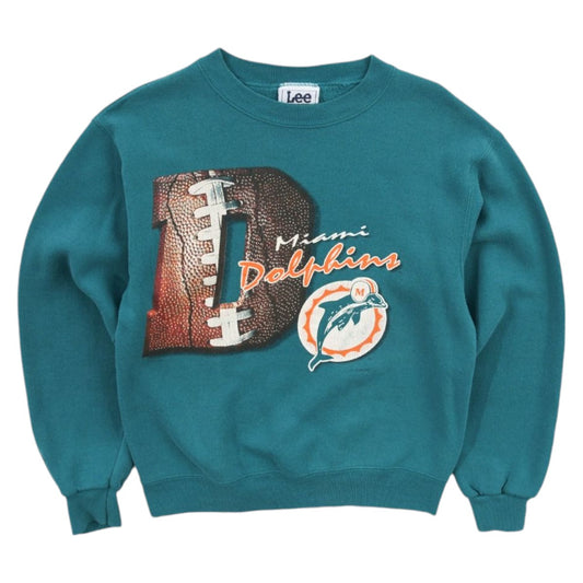 90s Lee Miami Dolphins Green Sweatshirt (XXS)