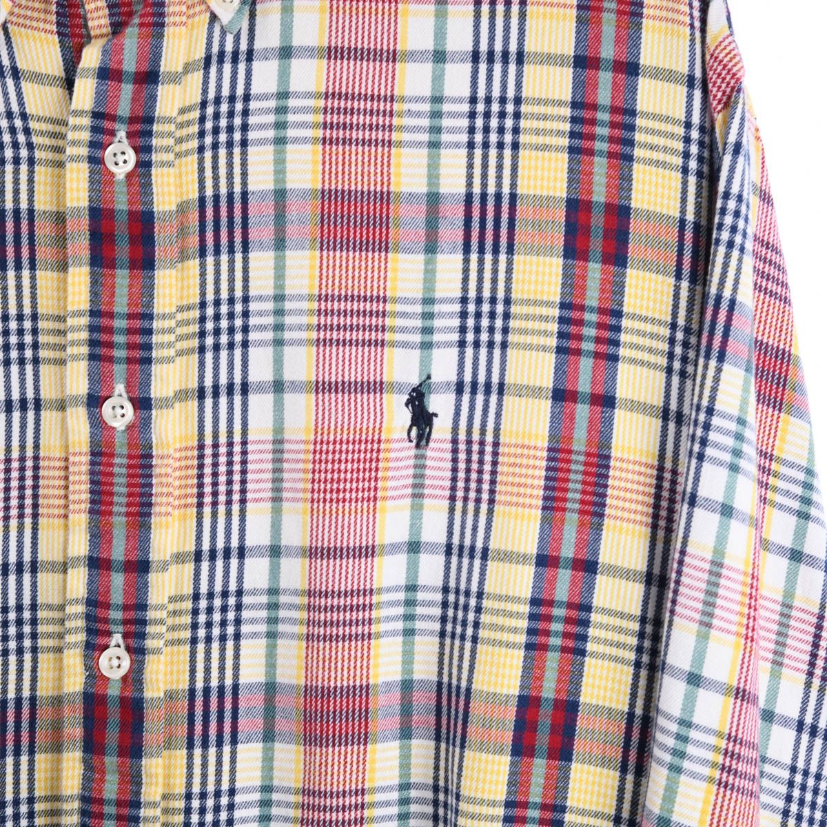 00s Polo Ralph Lauren Multi Checked thick Shirt (XL)