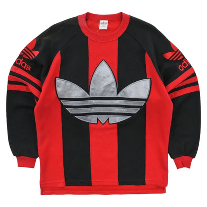 90s Adidas Black Embroidered Sweatshirt (L)