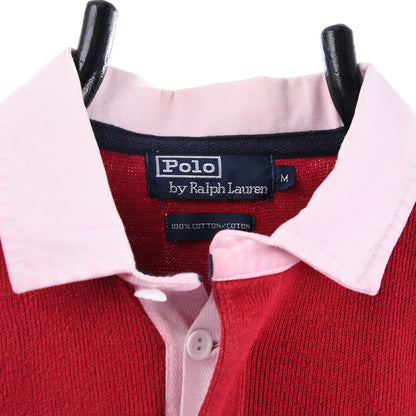 90s Polo Ralph Lauren Red Embroidered Sweatshirt (M)