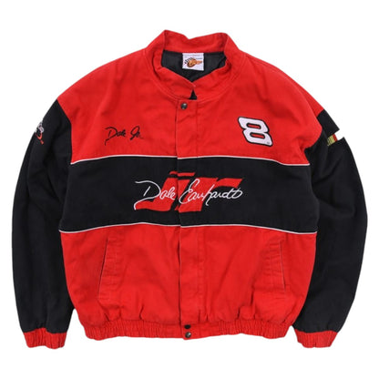 90s Winner's Circle Dale Earhardt Jr Red NASCAR Jacket (XXL)