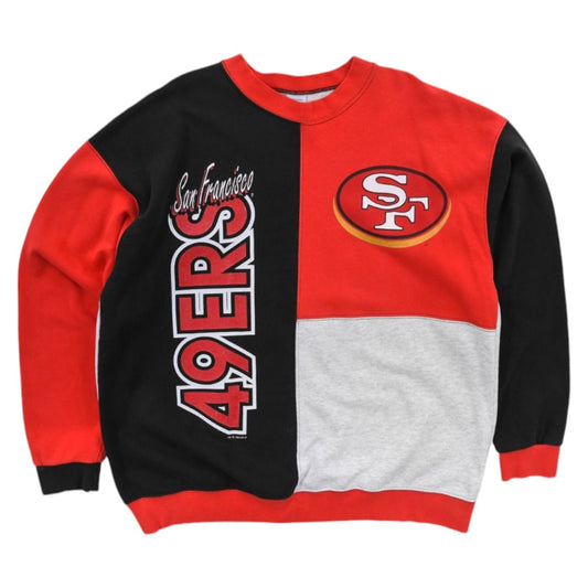 1993 San Francisco 49ers Salam Sportswear Red Sweatshirt (XL)