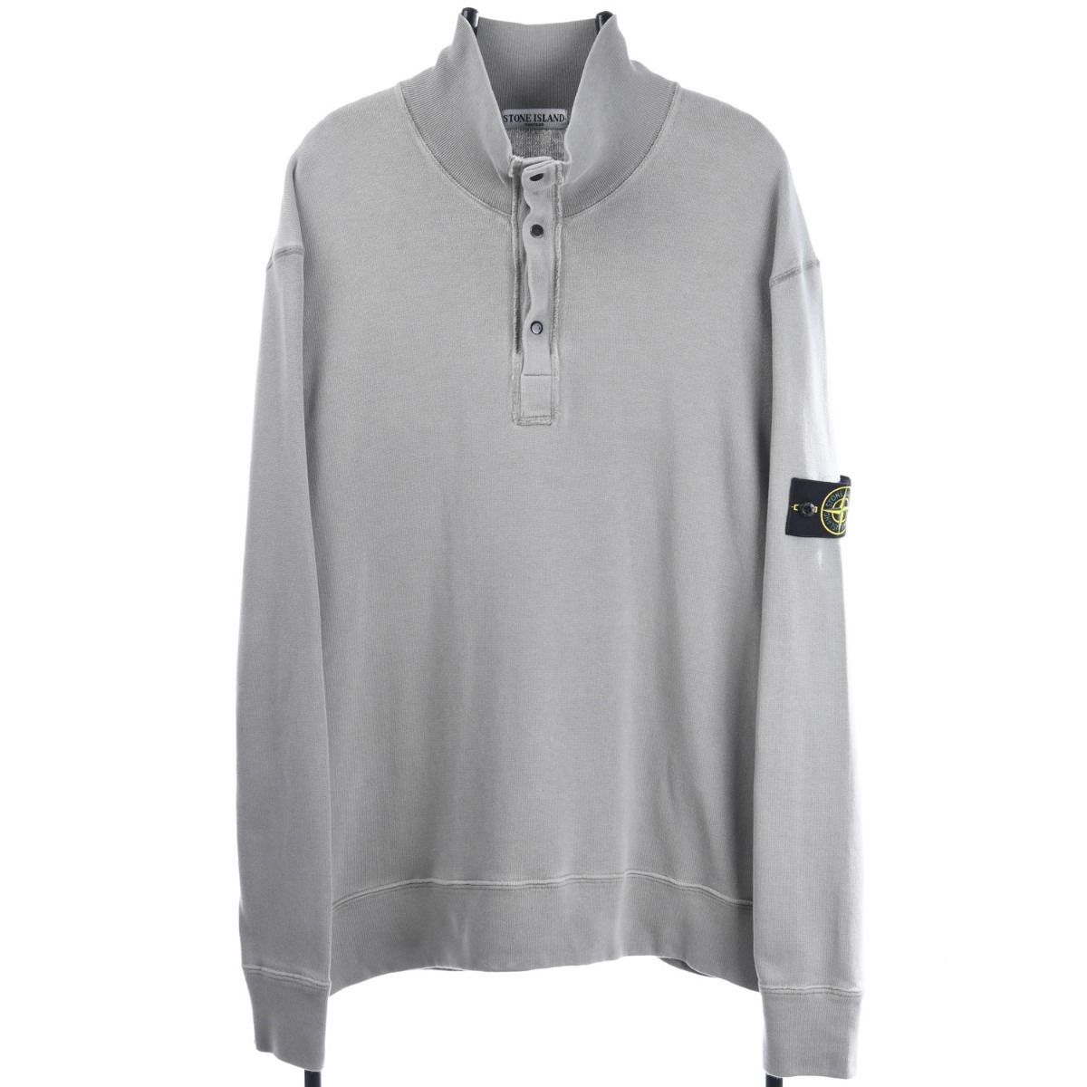 Stone Island A/W 2007 Grey Knitted 1/4 Zip Jumper (L)