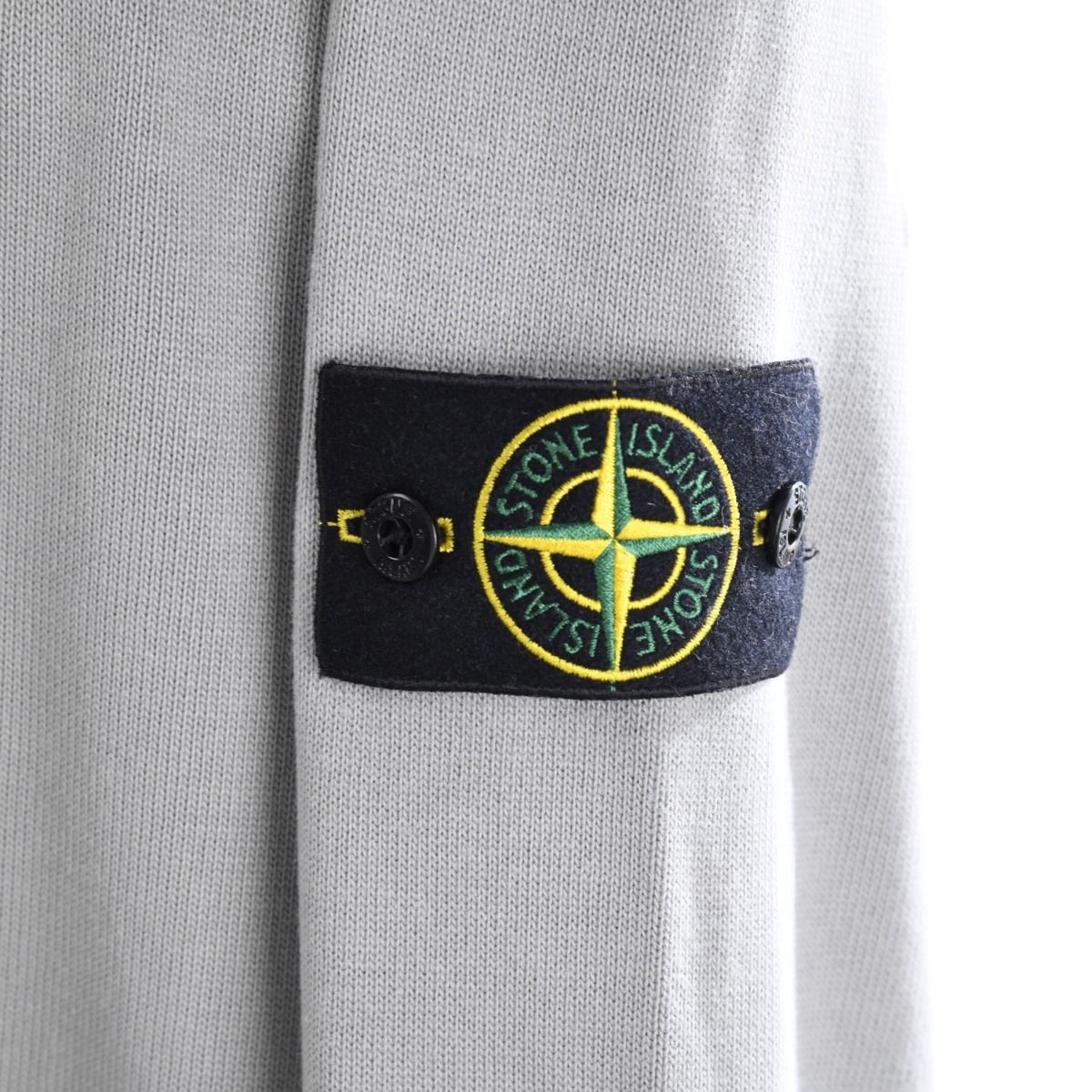 Stone Island A/W 2007 Grey Knitted 1/4 Zip Jumper (L)