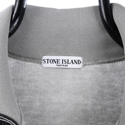 Stone Island A/W 2007 Grey Knitted 1/4 Zip Jumper (L)