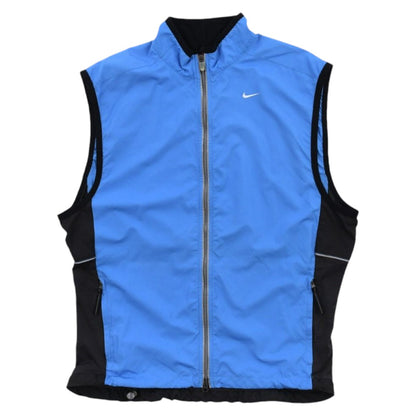 90s Nike Blue Technical Light Vest (L)