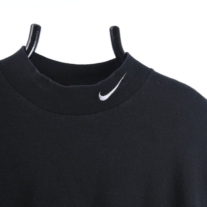 90s Nike Black Embroidered Thin Sweatshirt (XL)