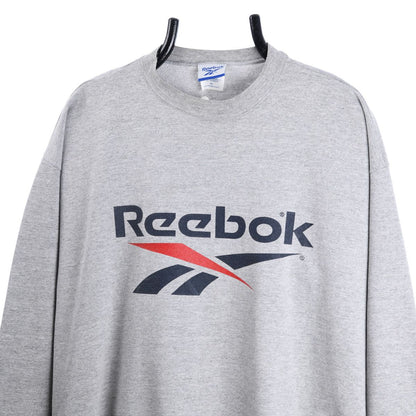 90s Reebok Grey Sweatshirt (S)