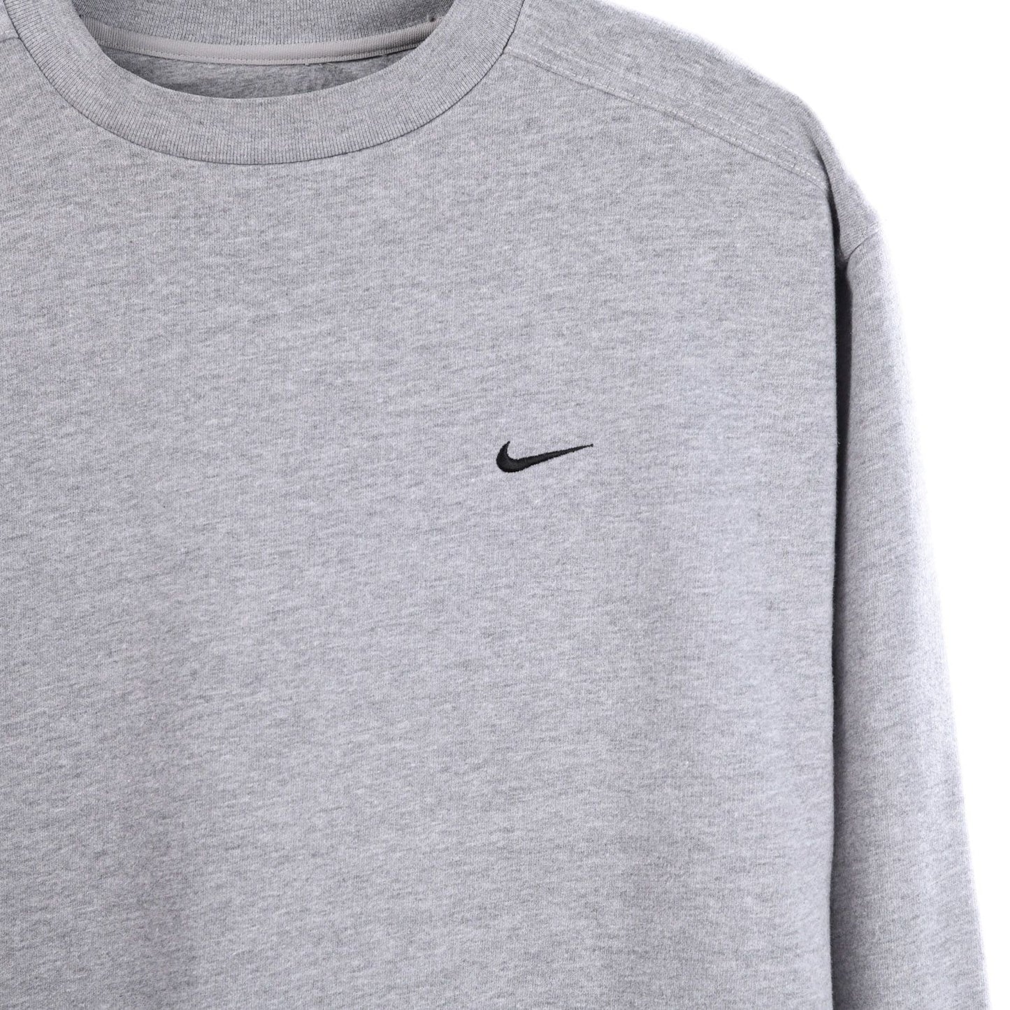 00s Nike Grey Embroidered Sweatshirt (M)