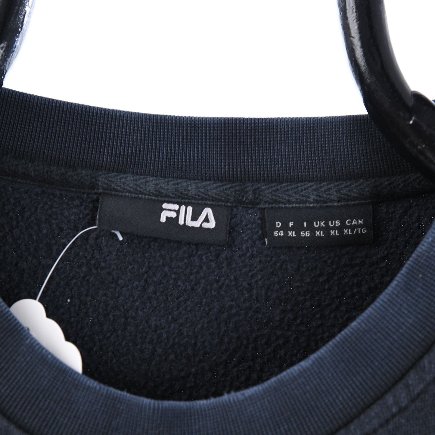 00s Fila Black Embroidered Sweatshirt (L)