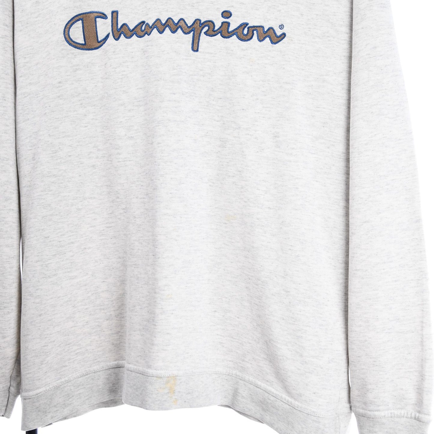 00s Champion Grey Embroidered Hoodie (L)