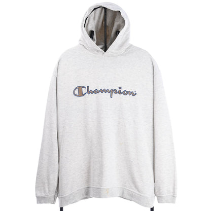 00s Champion Grey Embroidered Hoodie (L)