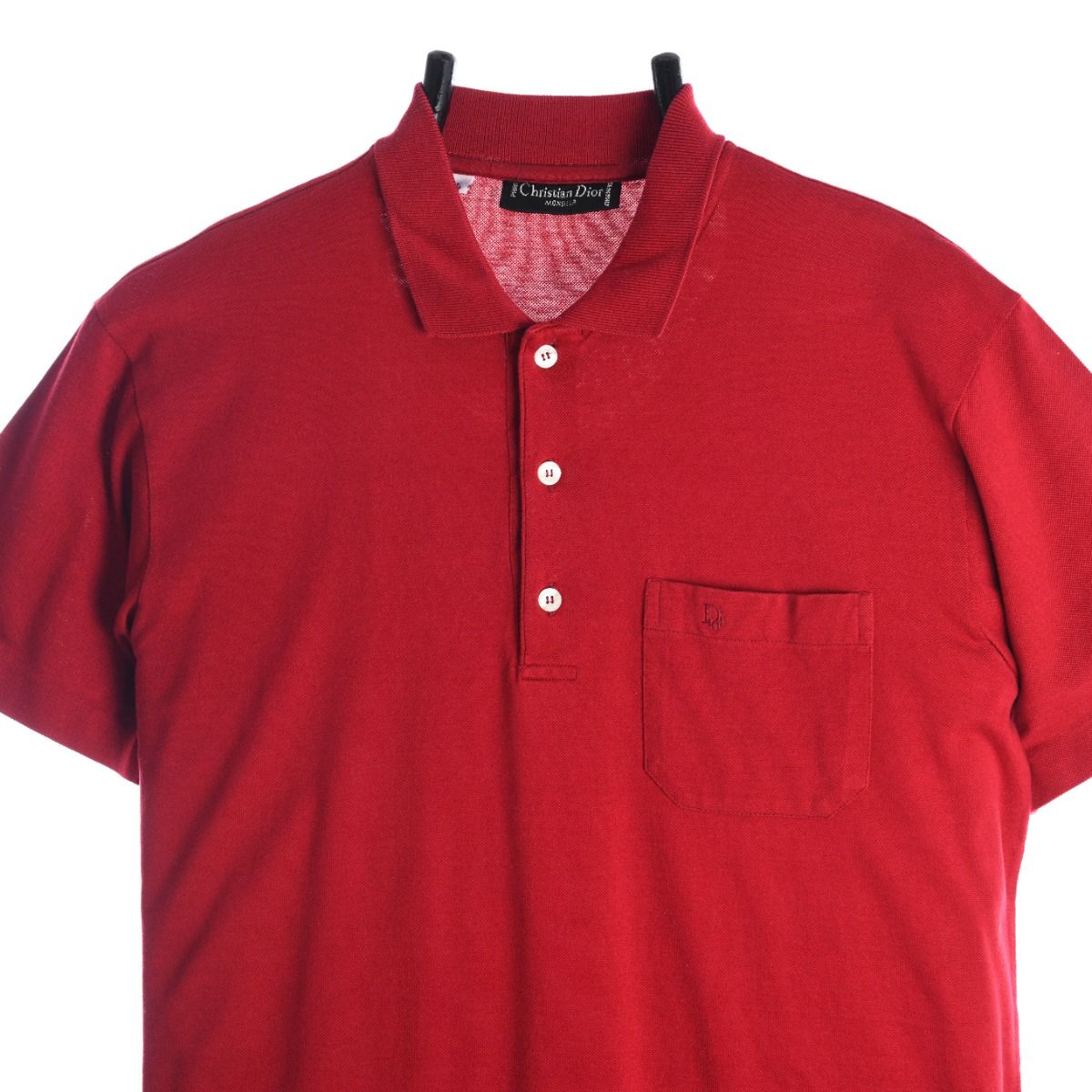 90s Christian Dior Red Polo Top (S)