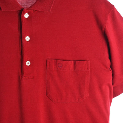 90s Christian Dior Red Polo Top (S)